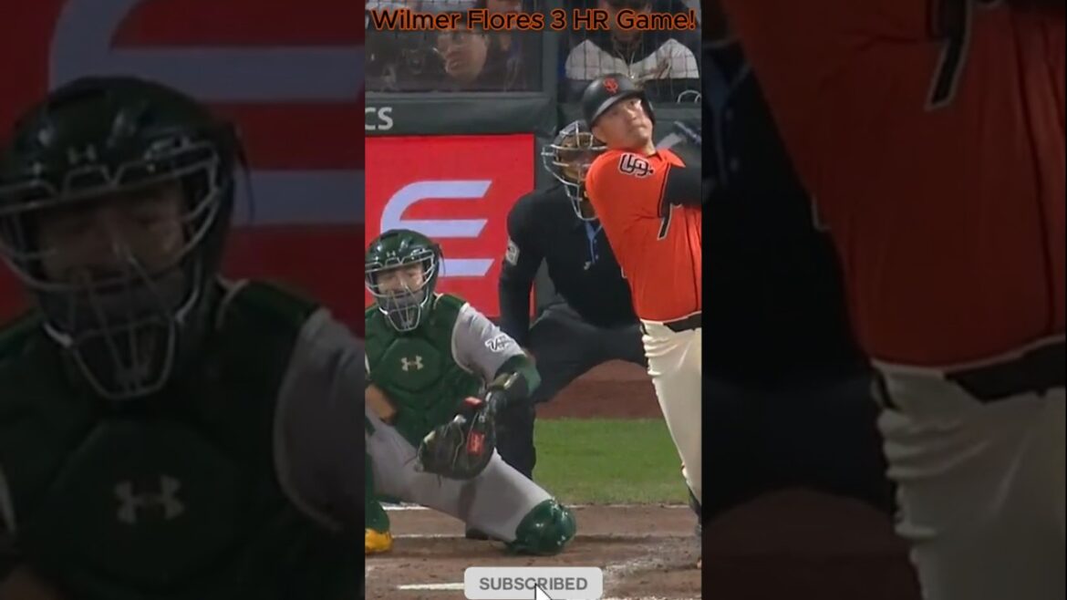 Wilmer Flores Hits THREE Home Runs In One Game!