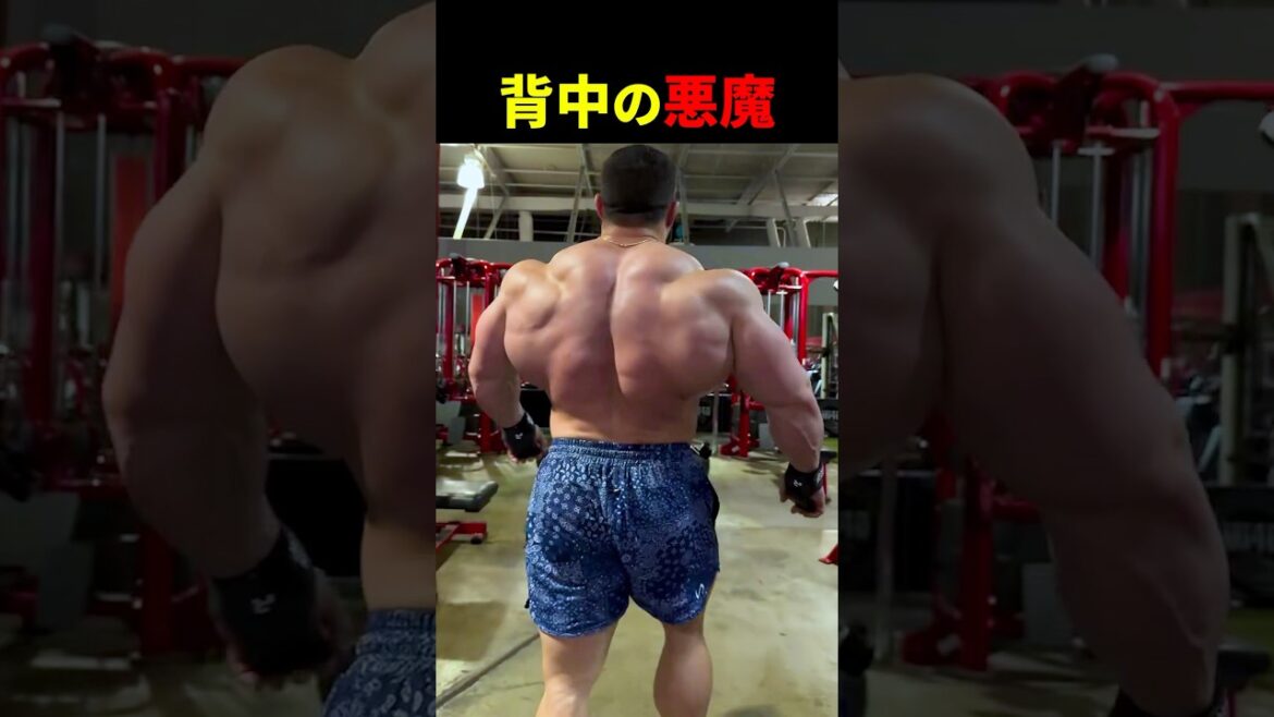 デレクの巨大すぎる背中 【世界の筋肉】
