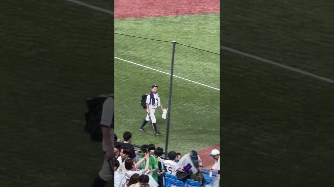 中村悠平選手お疲れ様でした。ヤクルトスワローズ