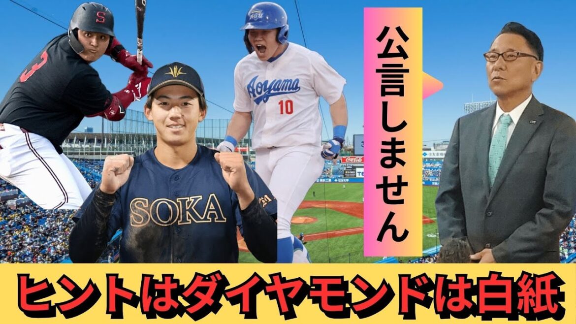 【スワローズを徹底考察!】ドラフト1位は公言なし!しかし、池山監督の発言からヒント出まくりの可能性あり! 【スワローズを徹底考察!】ドラフト1位は公言なし!しかし、池山監督の発言からヒント出まくりの可能性あり!