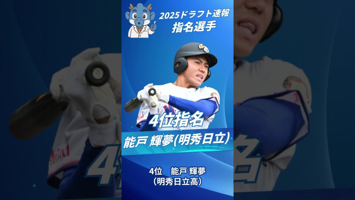 【超速報】中日ドラゴンズ2025年ドラフト指名まとめ