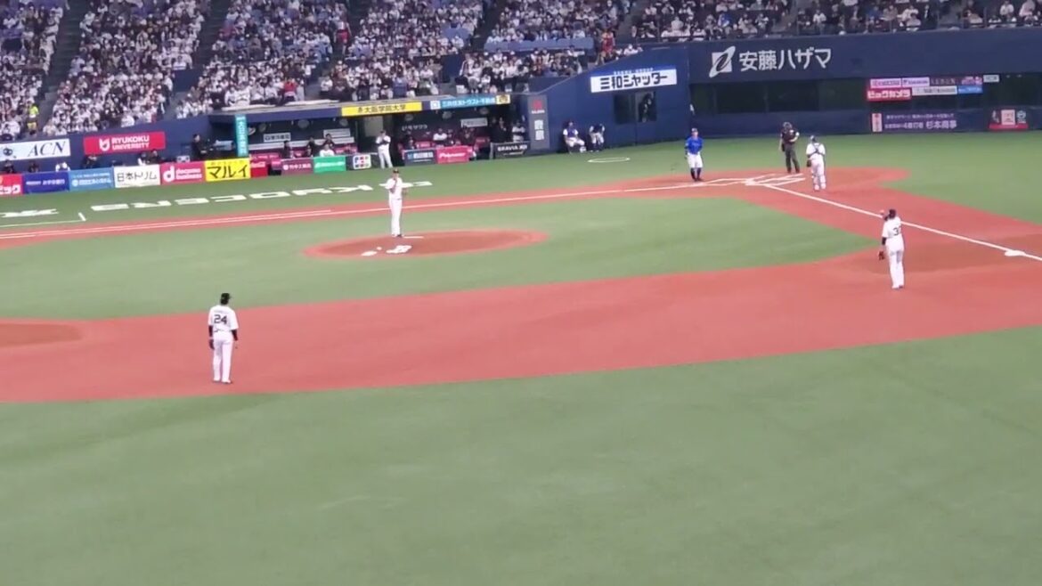 20240303　タイキ♪【関根大気 応援歌】横浜DeNAﾍﾞｲｽﾀｰｽﾞ　1回表@京ｾﾗﾄﾞｰﾑ大阪･ﾚﾌﾄ外野下段 ｵｰﾌﾟﾝ戦