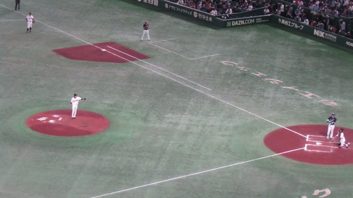 村上宗隆から三振奪う堀田賢慎2024年5月1日 読売ジャイアンツ 対 ヤクルトスワローズ