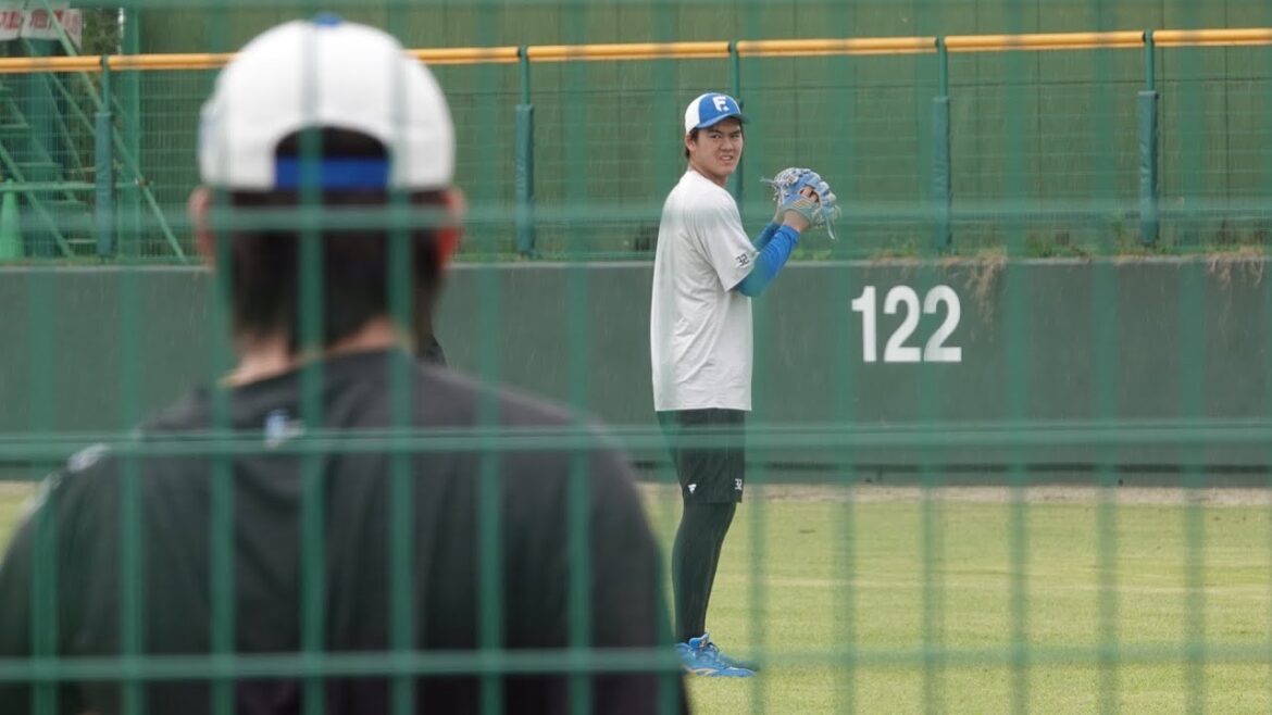 【フェニックスリーグ】北海道日本ハムファイターズ投手キャッチボール（2025 1025）