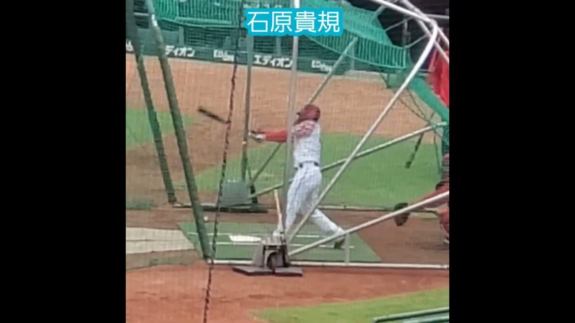 20251025　ケガから復帰へ！秋季練習にて石原貴規の打撃練習　#shorts@MAZDA Zoom-Zoom ｽﾀｼﾞｱﾑ広島
