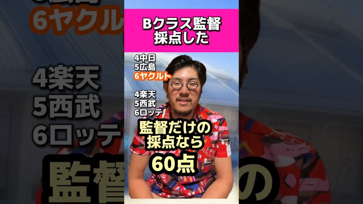 Bクラス監督を採点した#中日ドラゴンズ#ヤクルトスワローズ Bクラス監督を採点した#中日ドラゴンズ#ヤクルトスワローズ