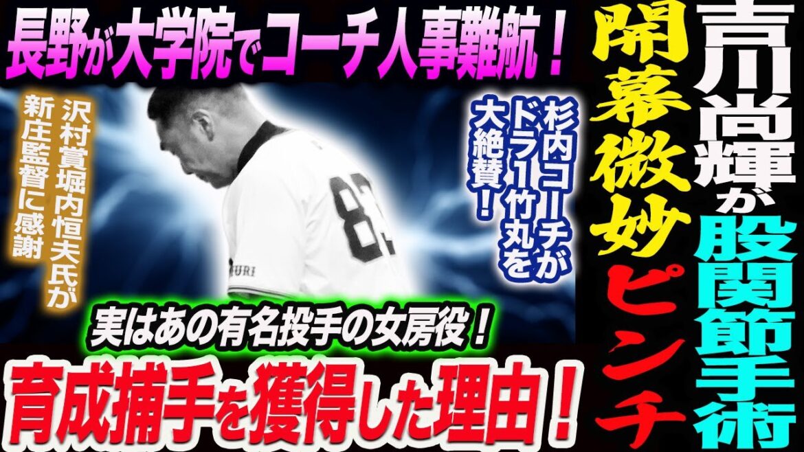 吉川尚輝が股関節手術！開幕微妙の大ピンチ！長野が大学院進学でヘッドコーチ人事が難航！育成捕手を獲得した理由！杉内コーチがドラ１竹丸を絶賛！読売巨人軍 ジャイアンツ 巨人 GIANTS 阿部監督