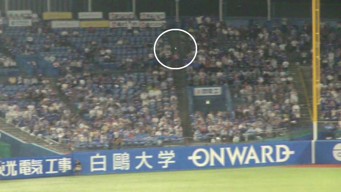 中日 山本泰寛 タイムリーツーベースヒット　ヤクルト vs 中日　2025年9月11日(木)　神宮球場