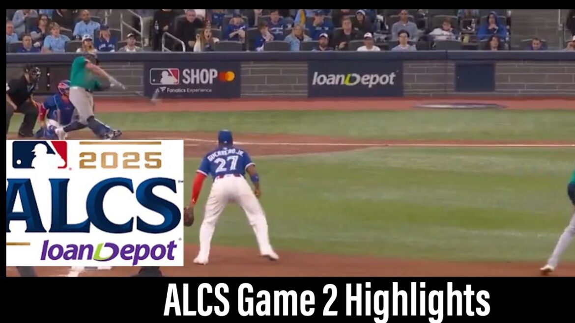 Mariners vs Blue Jays ALCS Game 2 Highlights | 2025 MLB Playoff Highlights