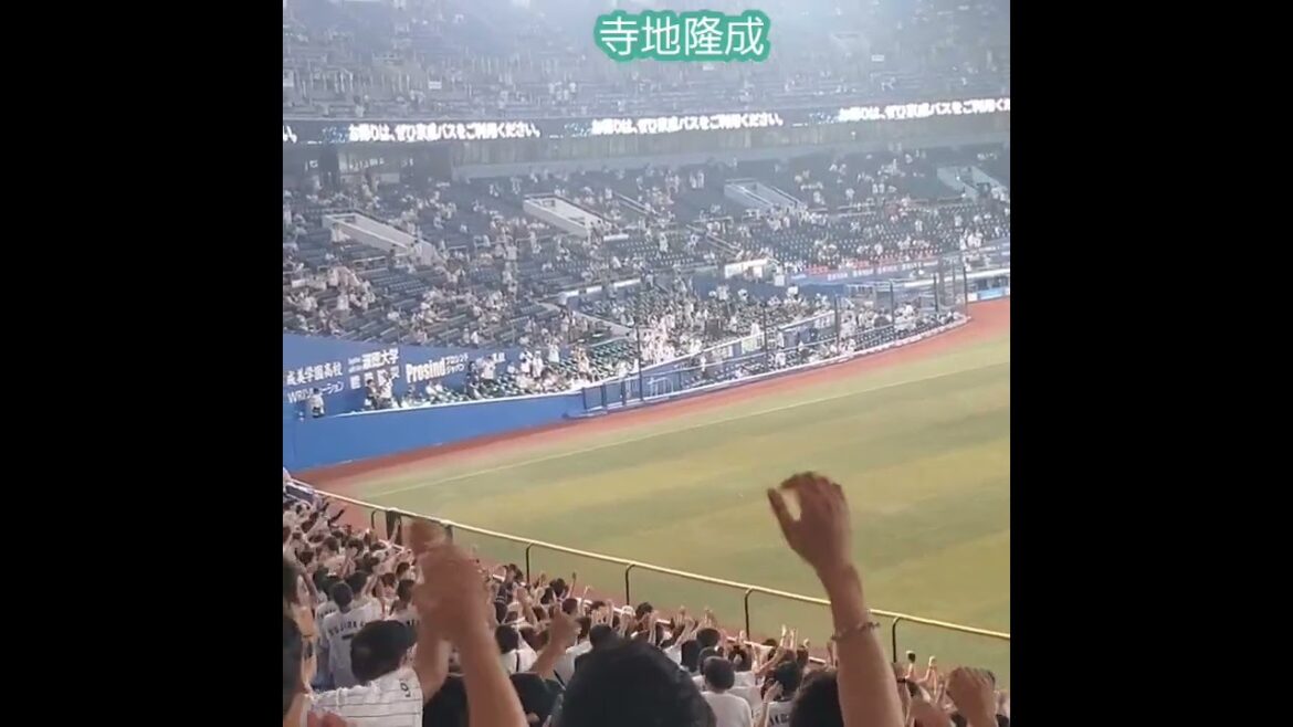 20250830　試合後にﾃﾗﾃﾗ…【寺地隆成　応援歌】　#shorts　千葉ﾛｯﾃﾏﾘｰﾝｽﾞ　#テラえもん　@ZOZOﾏﾘﾝｽﾀｼﾞｱﾑ･外野ﾗｲﾄ