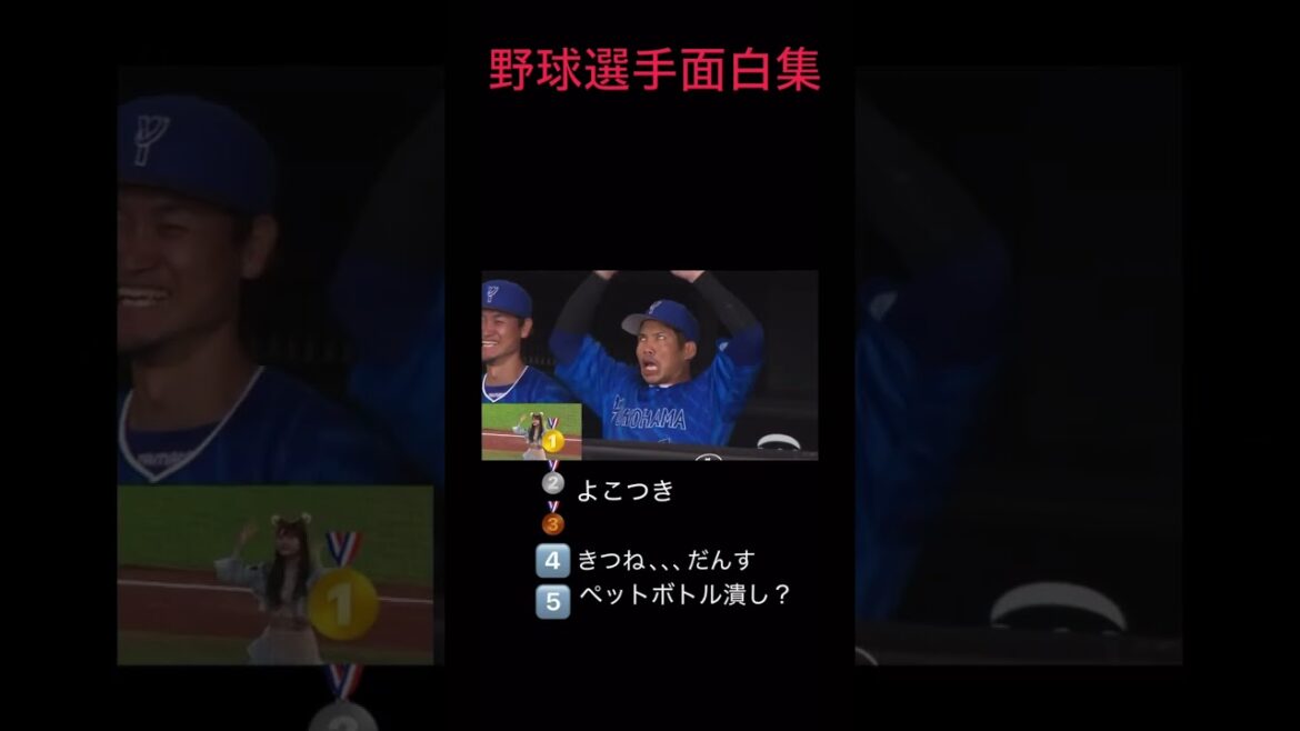 野球選手の面白集＃面白集＃中田翔＃杉谷拳士