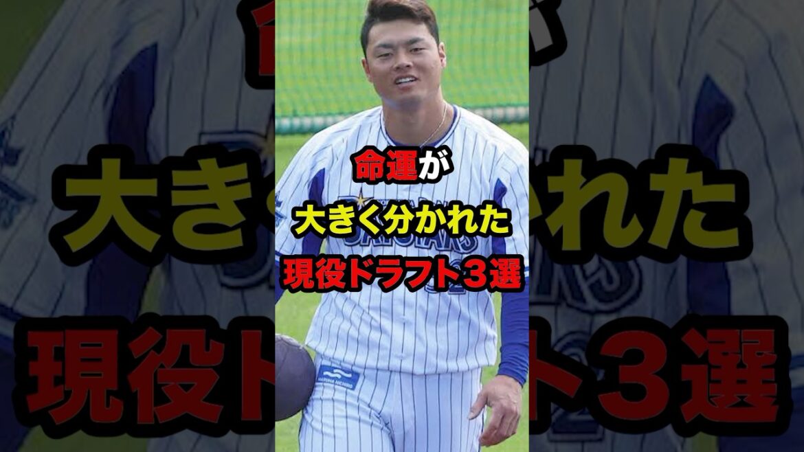 命運が大きく分かれたプロ野球の現役ドラフト3選 #shorts 命運が大きく分かれたプロ野球の現役ドラフト3選 #shorts