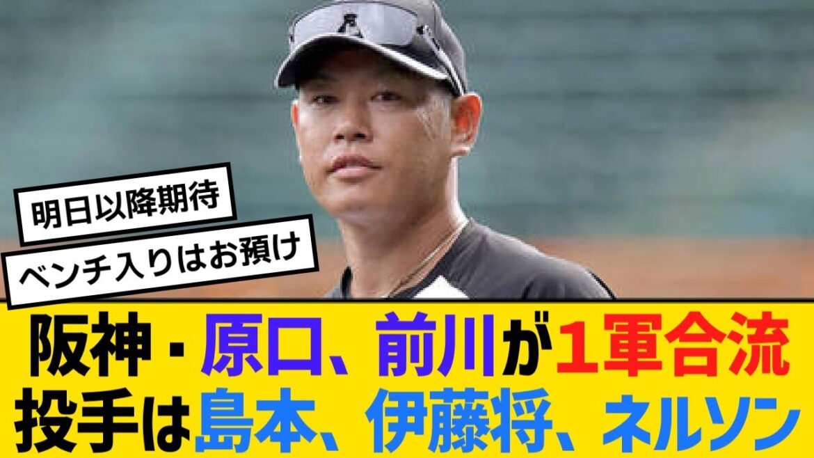 阪神・原口、前川が1軍合流!投手は島本、伊藤将、ネルソン【野球】【反応】【考察】 阪神・原口、前川が1軍合流!投手は島本、伊藤将、ネルソン【野球】【反応】【考察】