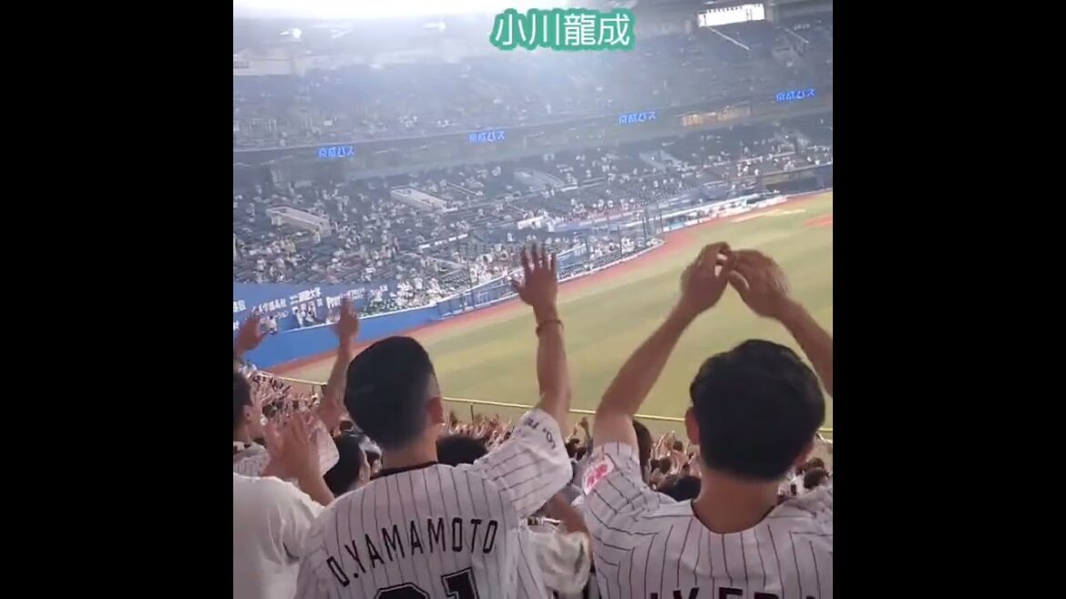 20250830　試合後に【小川龍成　応援歌】　#shorts　千葉ﾛｯﾃﾏﾘｰﾝｽﾞ@ZOZOﾏﾘﾝｽﾀｼﾞｱﾑ･外野ﾗｲﾄ