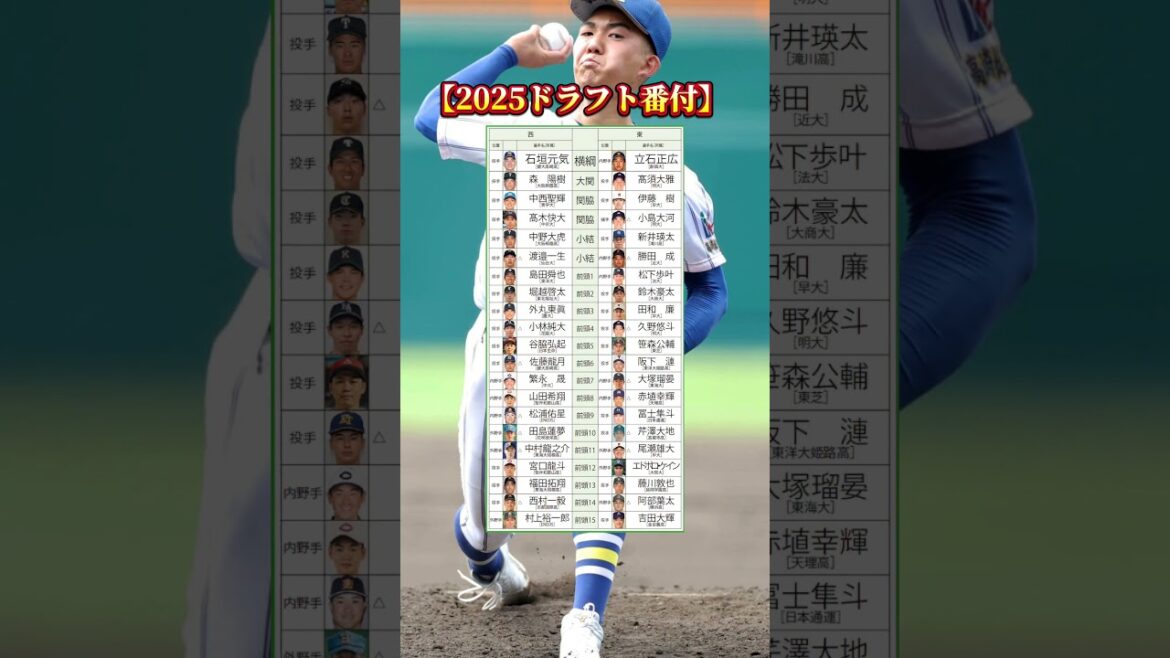 【2025ドラフト番付】