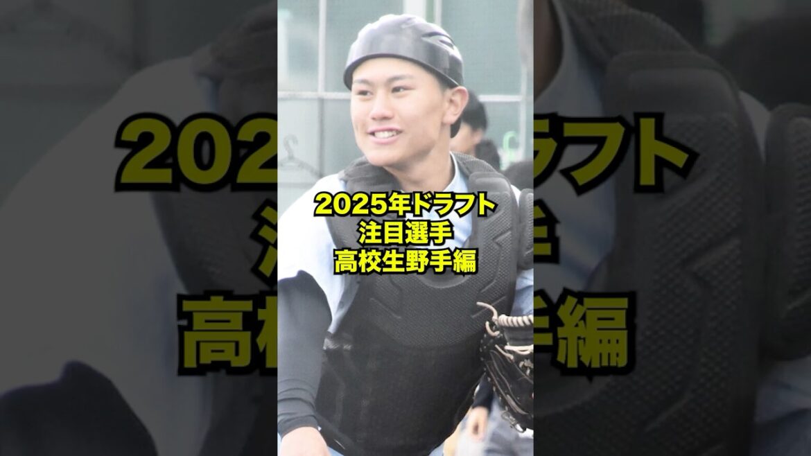 2025年ドラフト注目選手 高校生野手編#プロ野球 #野球 #shorts 2025年ドラフト注目選手 高校生野手編#プロ野球 #野球 #shorts