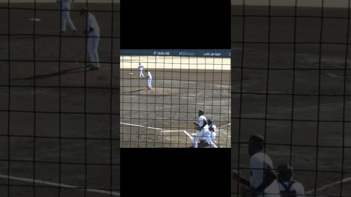 伊藤優輔のピッチングフォーム（練習試合 読売ジャイアンツ対 尚武フェニックス2024年3月3日）