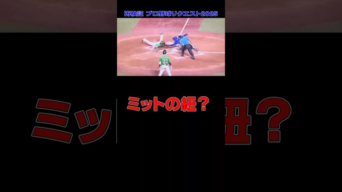 強肩中日上林選手！東京ヤクルト伊藤琉偉選手の本塁突入アウト判定に高津監督がリクエスト【プロ野球リクエスト】