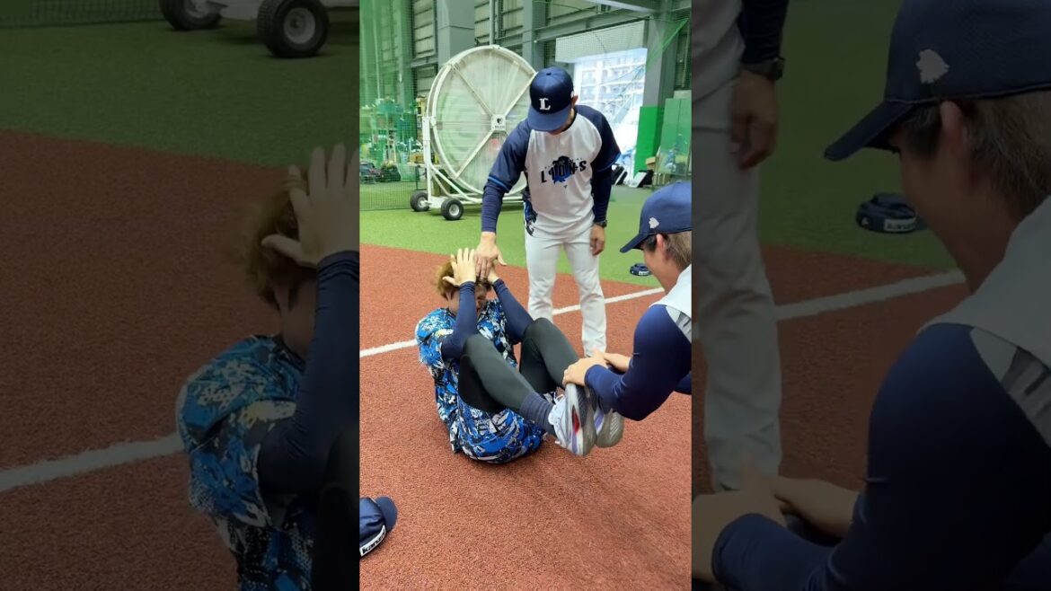 Saitama-Seibu-Lions: 【レベル鬼!?】#甲斐野央 投手が体幹メニューで限界チャレンジ! 【レベル鬼!?】#甲斐野央 投手が体幹メニューで限界チャレンジ!