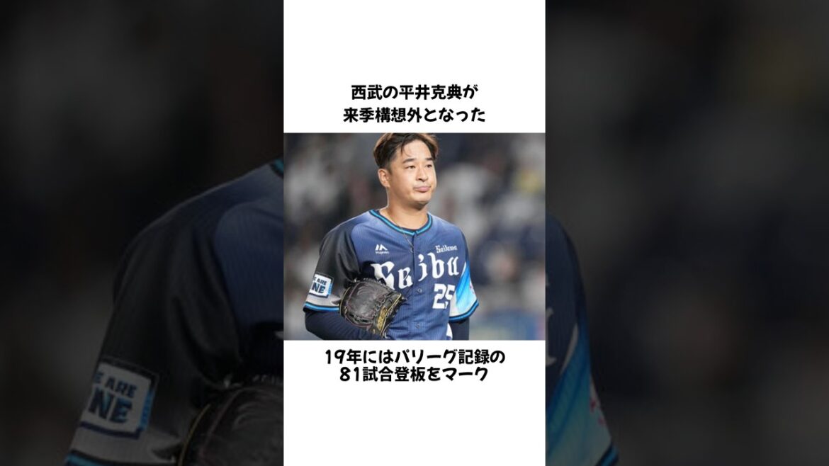 【来季構想外】西武の鉄腕・平井克典 現役続行を強く希望 #野球 #プロ野球
