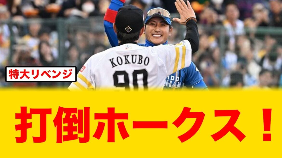 【打倒ホークス！】日ハムファンがホークス日本一をみて闘志を燃やす【北海道日本ハムファイターズ】