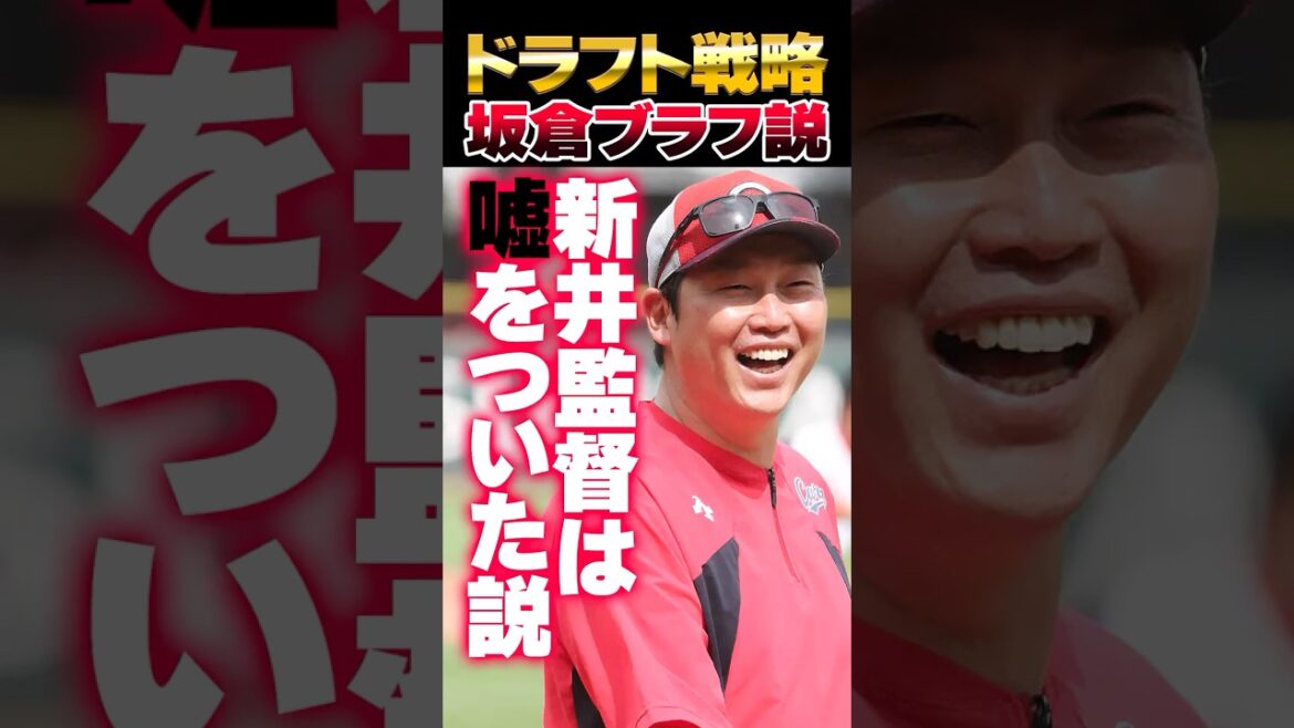 広島カープ坂倉将吾の再コンバート、新井監督のドラフト戦略ブラフ(嘘)だった説 #坂倉将吾 #新井貴浩 #ドラフト会議