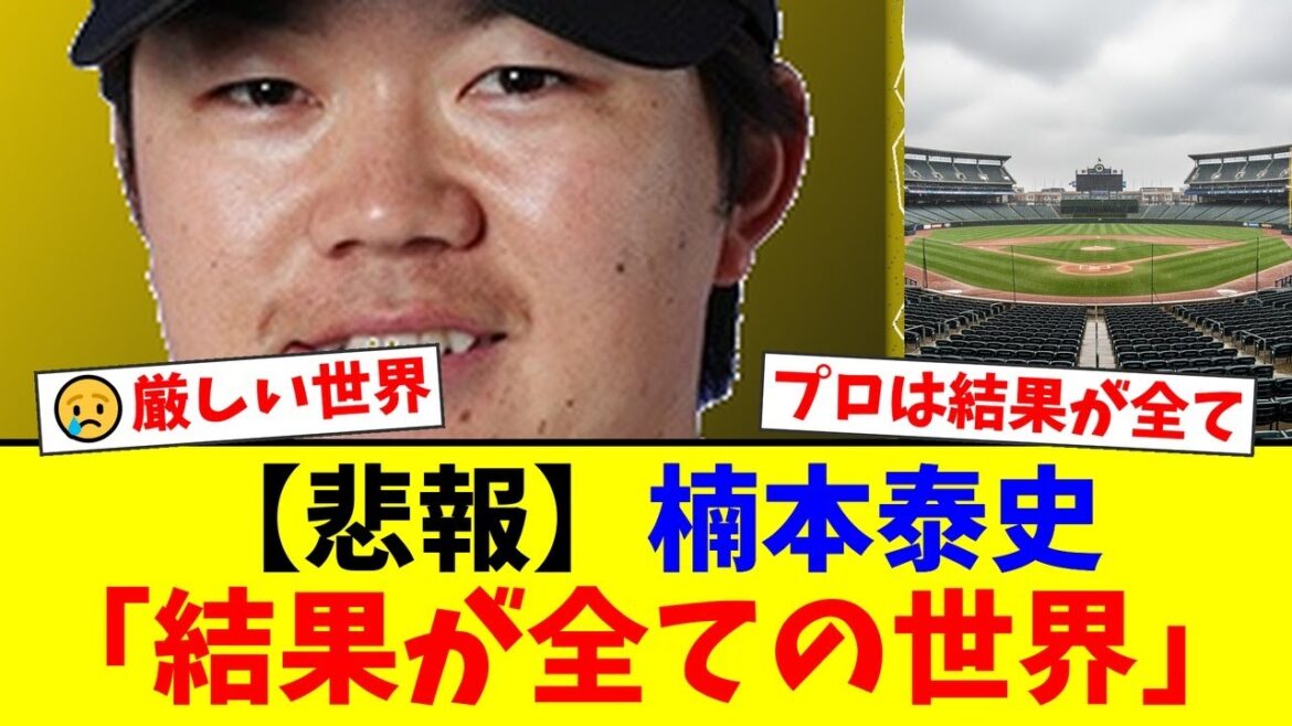 阪神・楠本泰史にまさかの戦力外通告…ファンからは「チャンスは貰ってた」「妥当な判断」と厳しい声が相次ぐ中、一部では再起を期待する声も…【プロ野球ファンの反応】 阪神・楠本泰史にまさかの戦力外通告...ファンからは「チャンスは貰ってた」「妥当な判断」と厳しい声が相次ぐ中、一部では再起を期待する声も...【プロ野球ファンの反応】