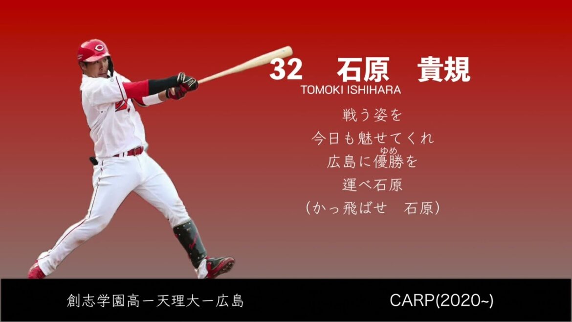 石原貴規選手　応援歌　【広島東洋カープ】【2025新応援歌】