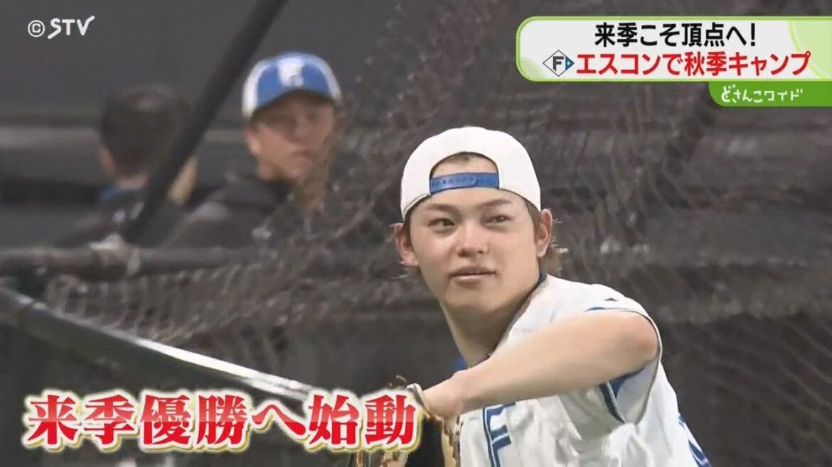 10年ぶりのリーグ優勝へ　ファイターズ秋季キャンプ始まる　エスコンにファン3800人！