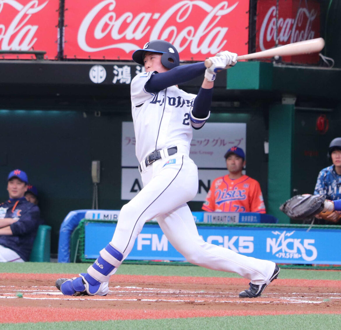 【西武】「おめでとう！」ドラ１斎藤大翔がプロ５打席目で初安打！曽谷の低めスライダーを中前打（日刊スポーツ） - Yahoo!ニュース - Yahoo!ニュース