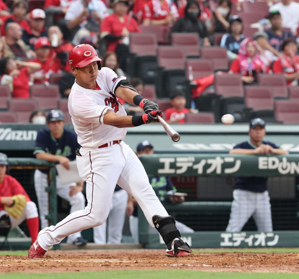 広島のドラ４・渡辺がプロ初安打初打点 ヤクルト・下川の変化球を左前へ ２試合連続スタメン起用に応える（デイリースポーツ） - Yahoo!ニュース - Yahoo!ニュース