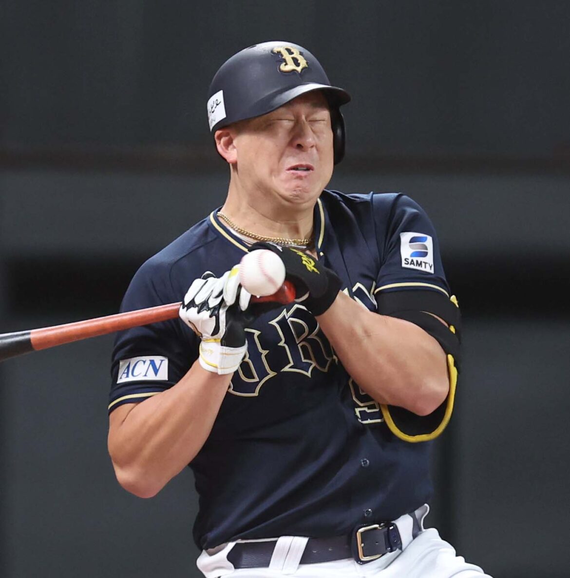 【オリックス】アーチを放っている杉本裕太郎、死球を受け場内騒然 応援団からはブーイングも（日刊スポーツ） - Yahoo!ニュース - Yahoo!ニュース