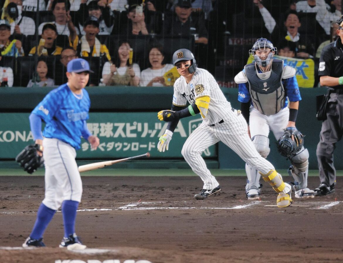 阪神・森下翔太、待望の先制打！！近本の三盗でチャンスを広げ、若虎が均衡を破る一打（中日スポーツ） - Yahoo!ニュース - Yahoo!ニュース