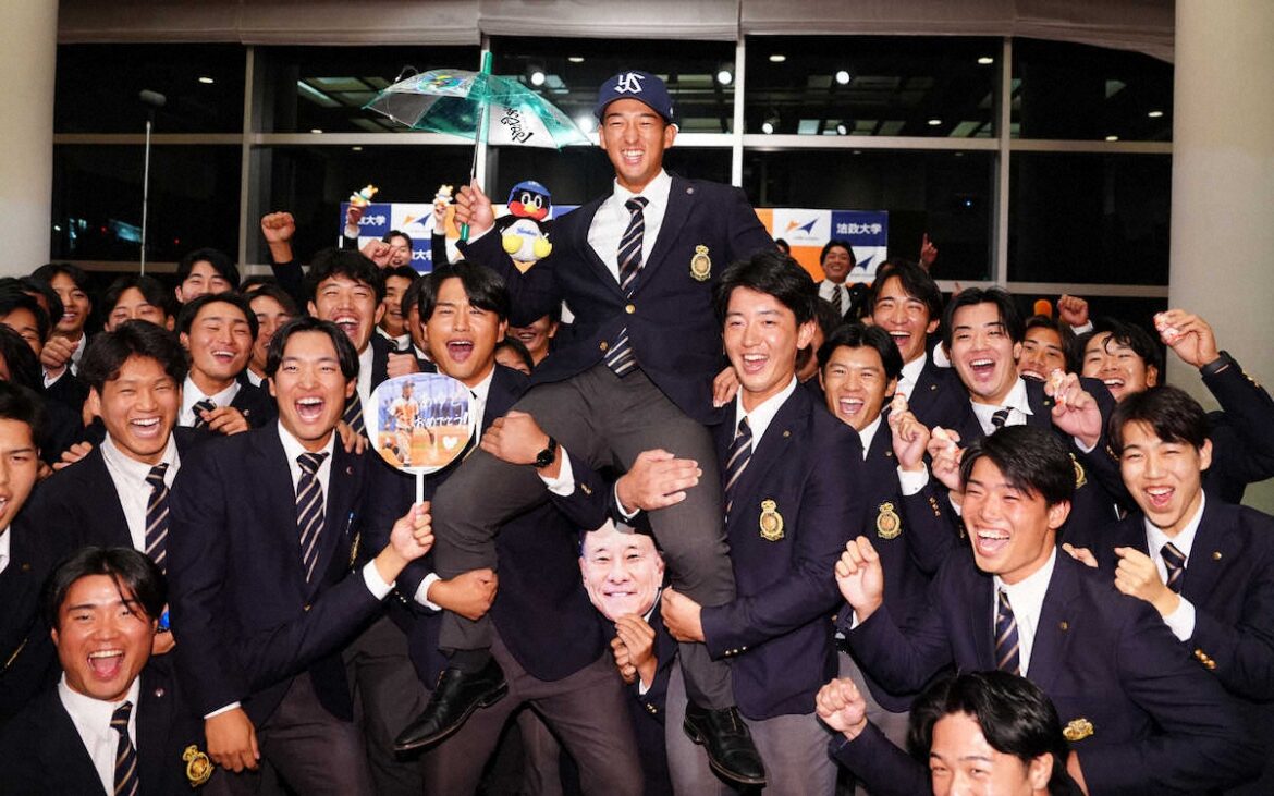 【ドラフト会議】ヤクルト 法大・松下一本釣り！ 即戦力重視で7人中6人が大学生＆社会人（スポニチアネックス） - Yahoo!ニュース - Yahoo!ニュース