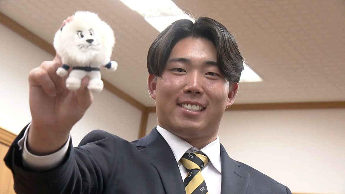 埼玉出身の堀越啓太、憧れの西武から4位指名「ちょっと涙がこぼれそうだった」4年前の指名漏れから夢つかむ（TBS NEWS DIG Powered by JNN）