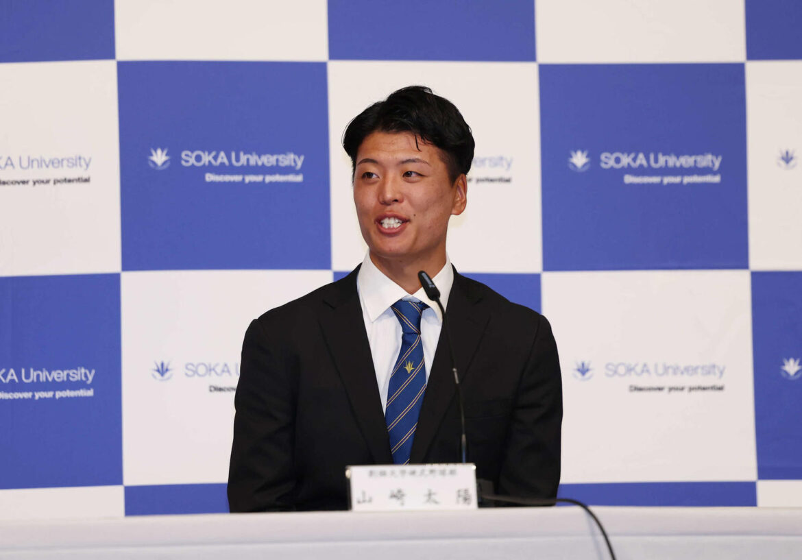 【ドラフト】ヤクルト3位の創価大・山崎太陽は投手歴3年「この順位で呼ばれると思ってなかった」（日刊スポーツ） - Yahoo!ニュース - Yahoo!ニュース