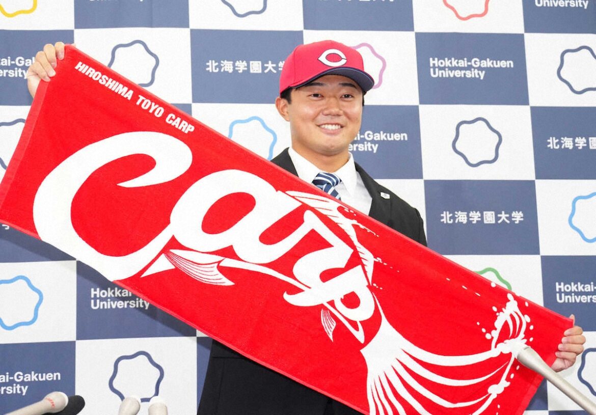 広島ドラフト4位 北海学園大・工藤泰己投手 「唯一無二の選手になりたい」平均球速160キロ以上が目標（スポニチアネックス） - Yahoo!ニュース - Yahoo!ニュース