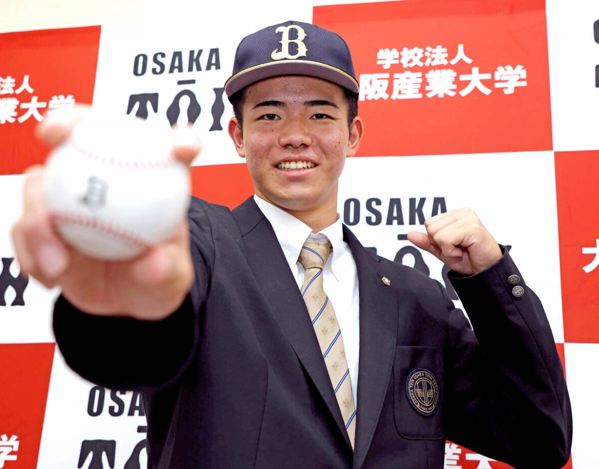 【オリックス】２位指名の大阪桐蔭・森陽樹「沢村賞を取りたい」１９０センチ最速１５３キロ右腕の目標は山下舜平大「いろいろ吸収したい」（スポーツ報知） - Yahoo!ニュース - Yahoo!ニュース