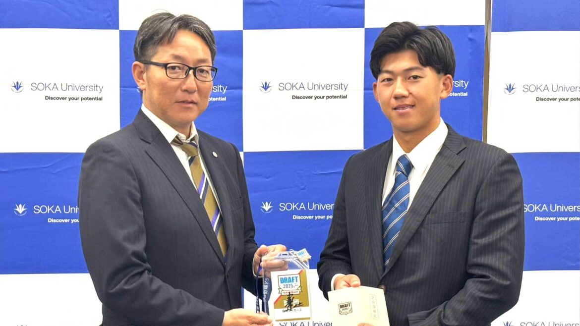 阪神ドラ1・立石正広に指名あいさつ「まずは1軍出場を目指して」阪神のイメージは「とにかく強い」（TBS NEWS DIG Powered by JNN）