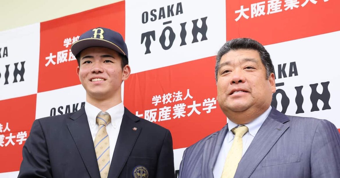 大阪桐蔭の190cm右腕・森陽樹がオリックス2位指名 目標は山下舜平大「吸収したい」 - 産経ニュース
