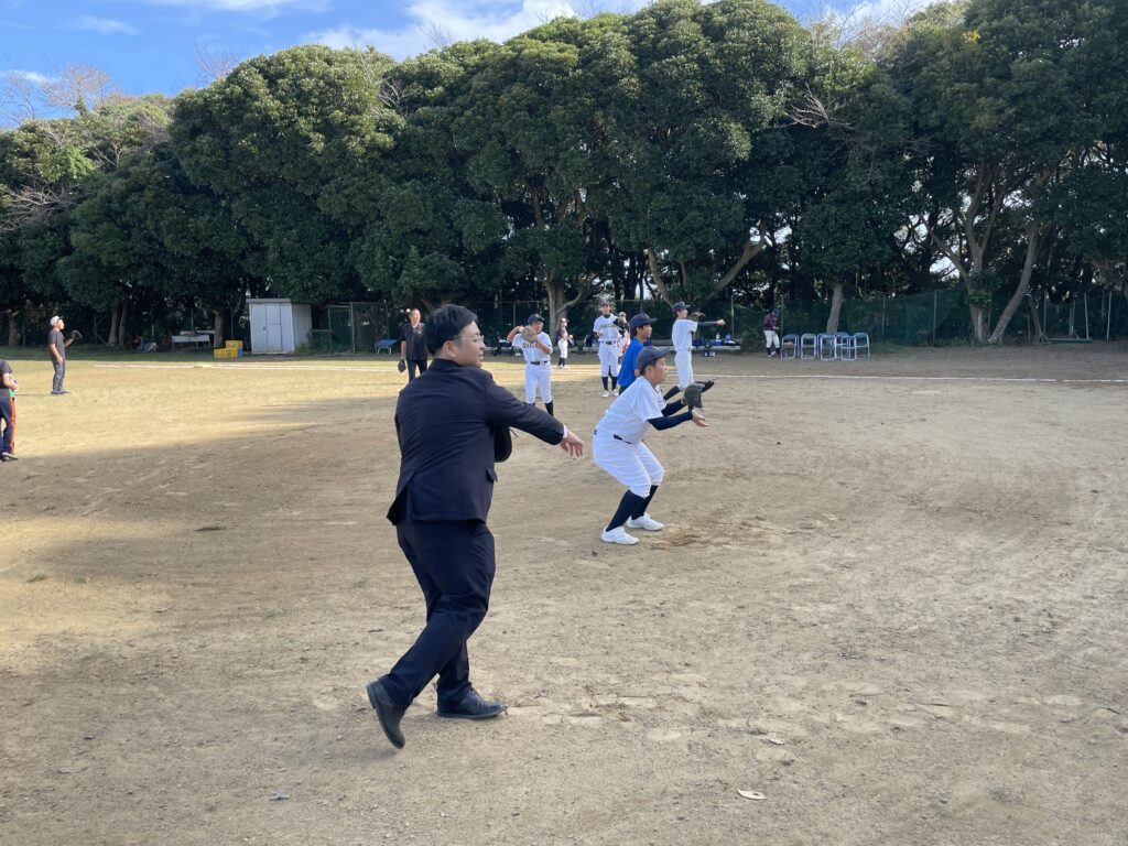 岡田幸文さんの野球教室20251018ー3