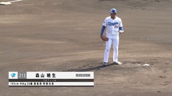 中日・森山暁生、試合後にコメント