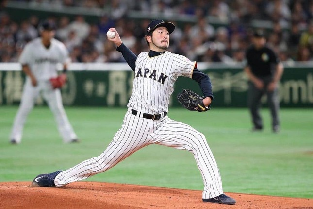 2017年のWBCにも出場したロッテ・石川歩が退団へ（写真：YUTAKA/アフロスポーツ）
