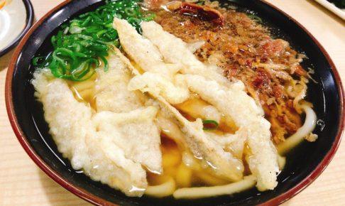 立花うどん 肉ごぼ天うどんとまぜめしが美味い！もちもちの食感の麺【久留米市】
