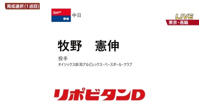 中日育成ドラフト1位・牧野憲伸の球速の変化 | ドラ要素@のもとけ 牧野憲伸