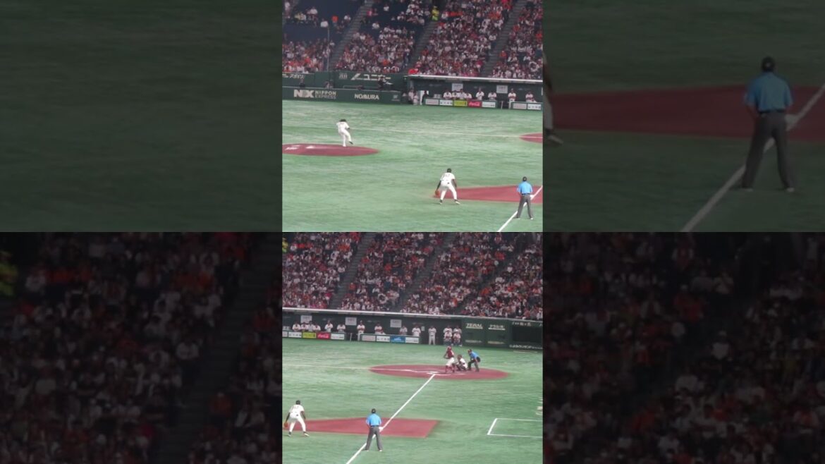 巨人 近藤大亮が辰見鴻之介を三振（読売ジャイアンツ 対 楽天ゴールデンイーグルス 2024年9月22日）