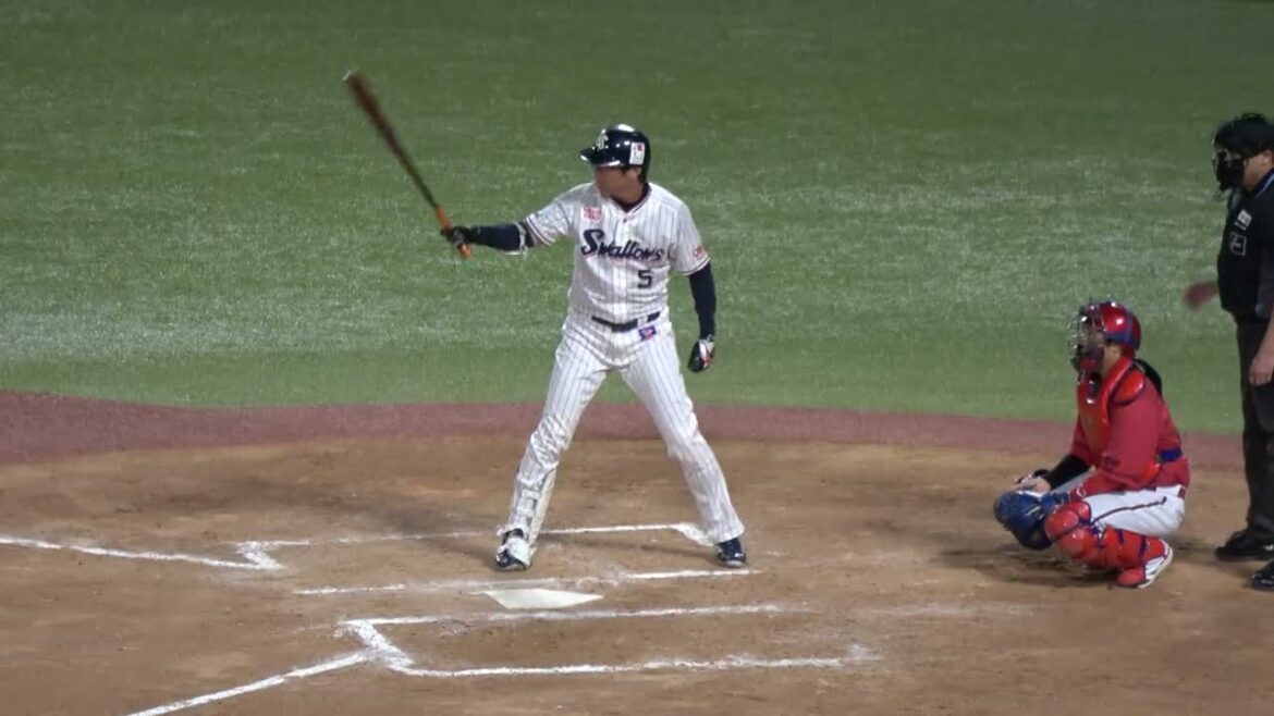 【川端慎吾】引退発表 試合 2025年最初の安打で1100本目の安打 現地映像