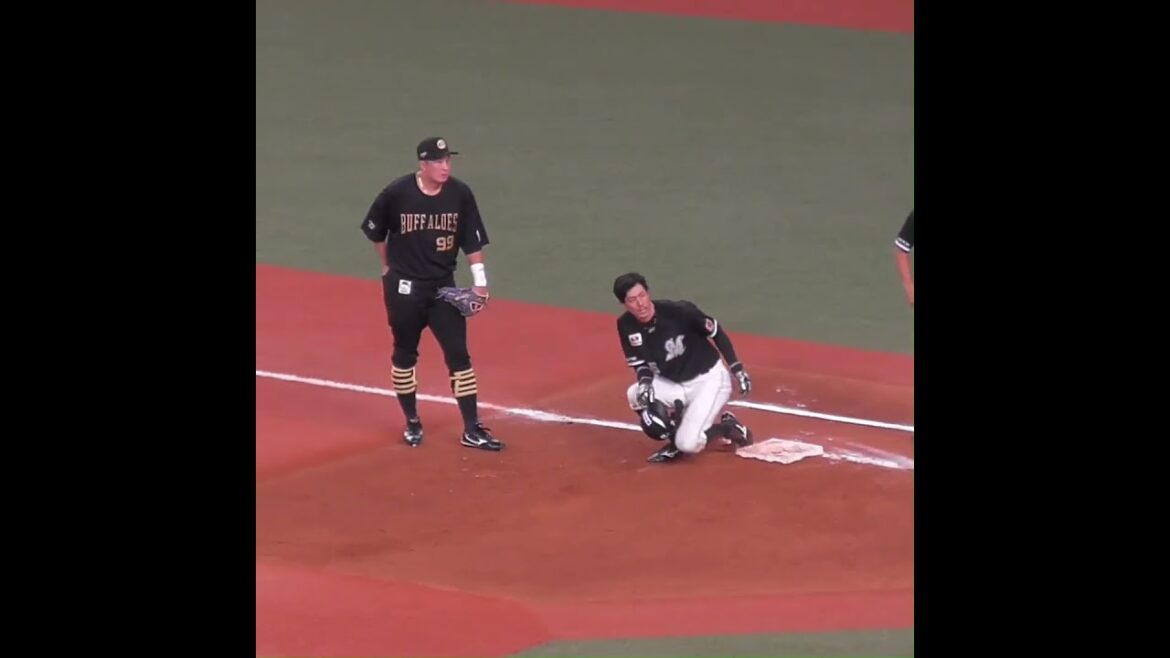 岡 大海　帰塁果たせずDP判定もリクエスト・リプレー検証　#shorts