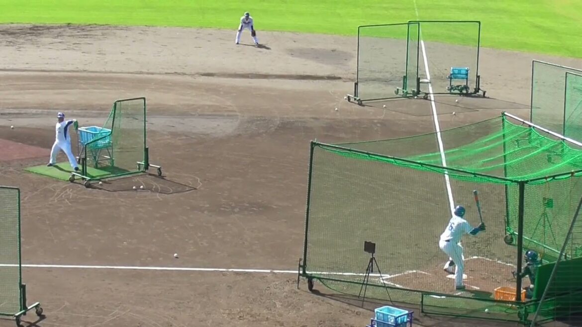 【プロ野球】　中日　秋季キャンプ　『フリーバッティング』