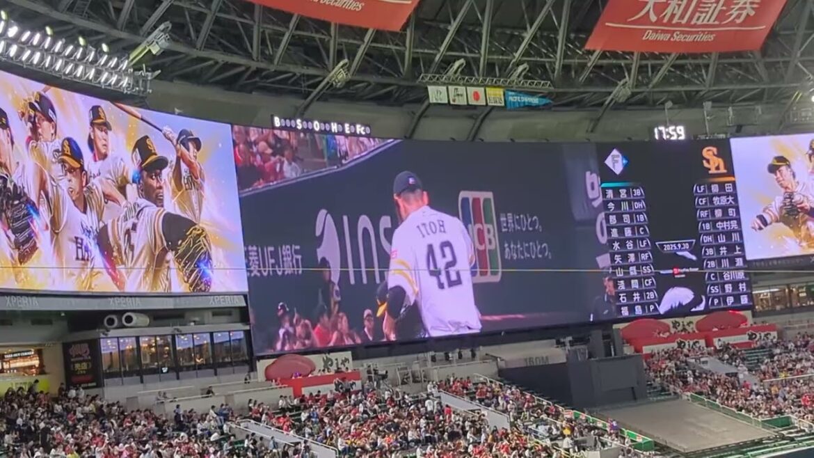 #42 伊藤優輔 登場曲 ~ Dead End in Tokyo / MAN WITH A MISSION 福岡ソフトバンクホークス 2025.9.30